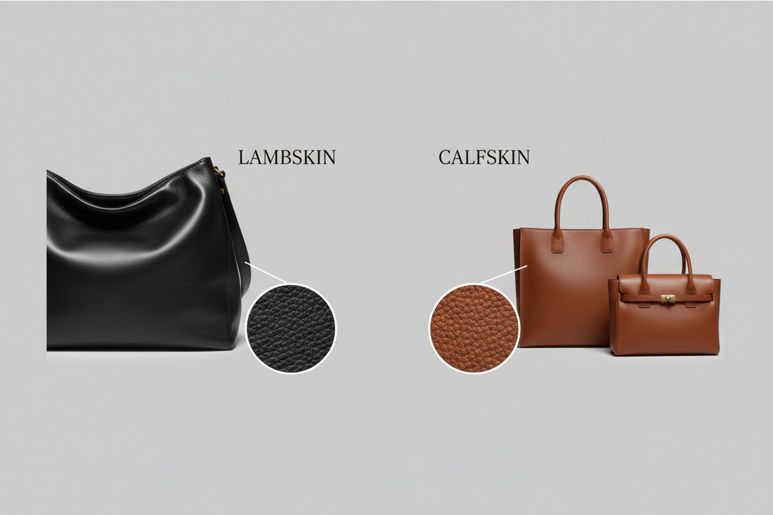 Lambskin vs. Calfskin Leather: Understanding the Distinct Qualities of Luxury Handbags