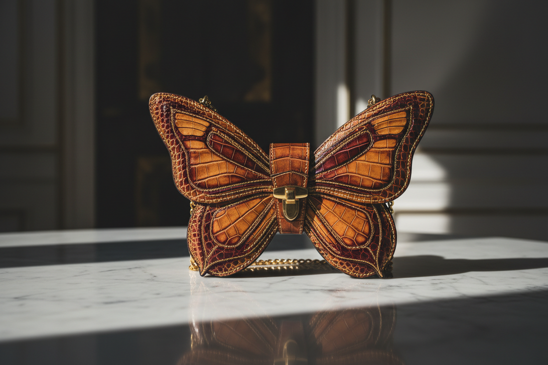 Signature Design Elements of Carlos Falchi Mini Butterfly Bags: Exploring Timeless Elegance and Artisanal Craftsmanship