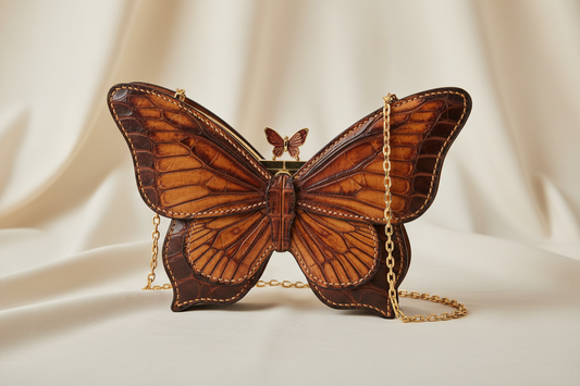 Signature Design Elements of Carlos Falchi Mini Butterfly Bags: Exploring Timeless Elegance and Artisanal Craftsmanship