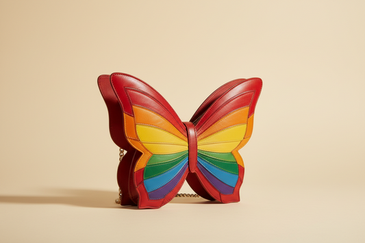 Why Choose the Carlos Falchi Rainbow Leather Mini Butterfly: A Timeless Statement of Artisanal Luxury and Vibrant Elegance
