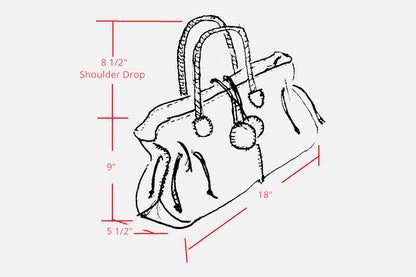 Close-up of the Signature Satchel's textured faux leather surface with subtle stitching along the zipper edge, showcasing