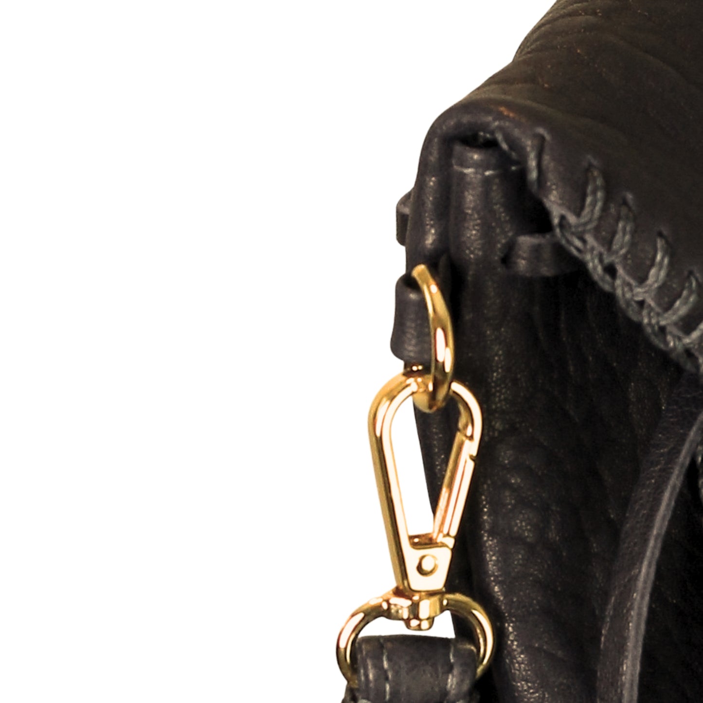 Close-up of the Butterfly Bag Lambskin’s textured surface highlighting supple, matte leather with subtle natural grain