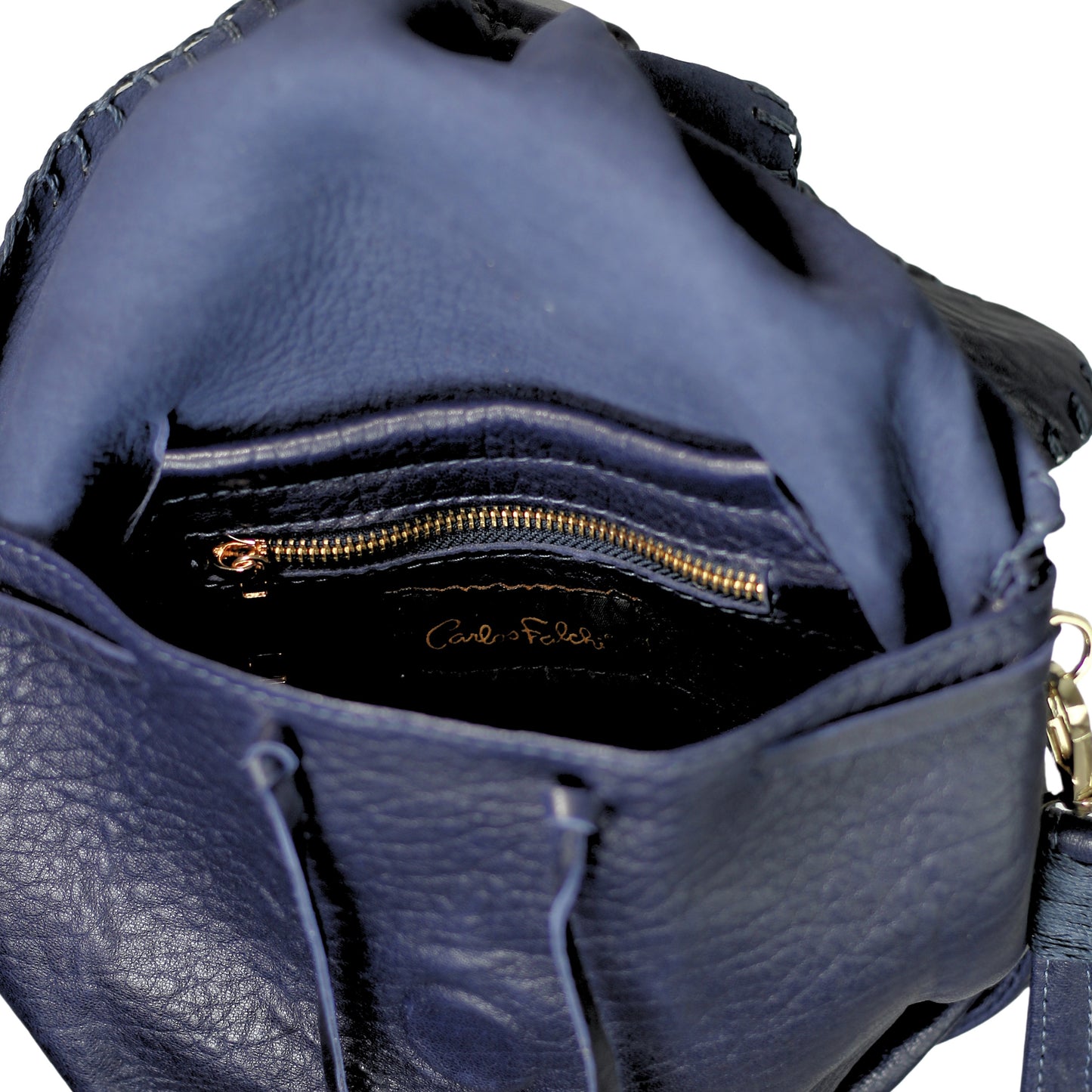 Close-up of the Butterly Bag Lambskin's textured leather surface showcasing fine grain and craftsmanship detail