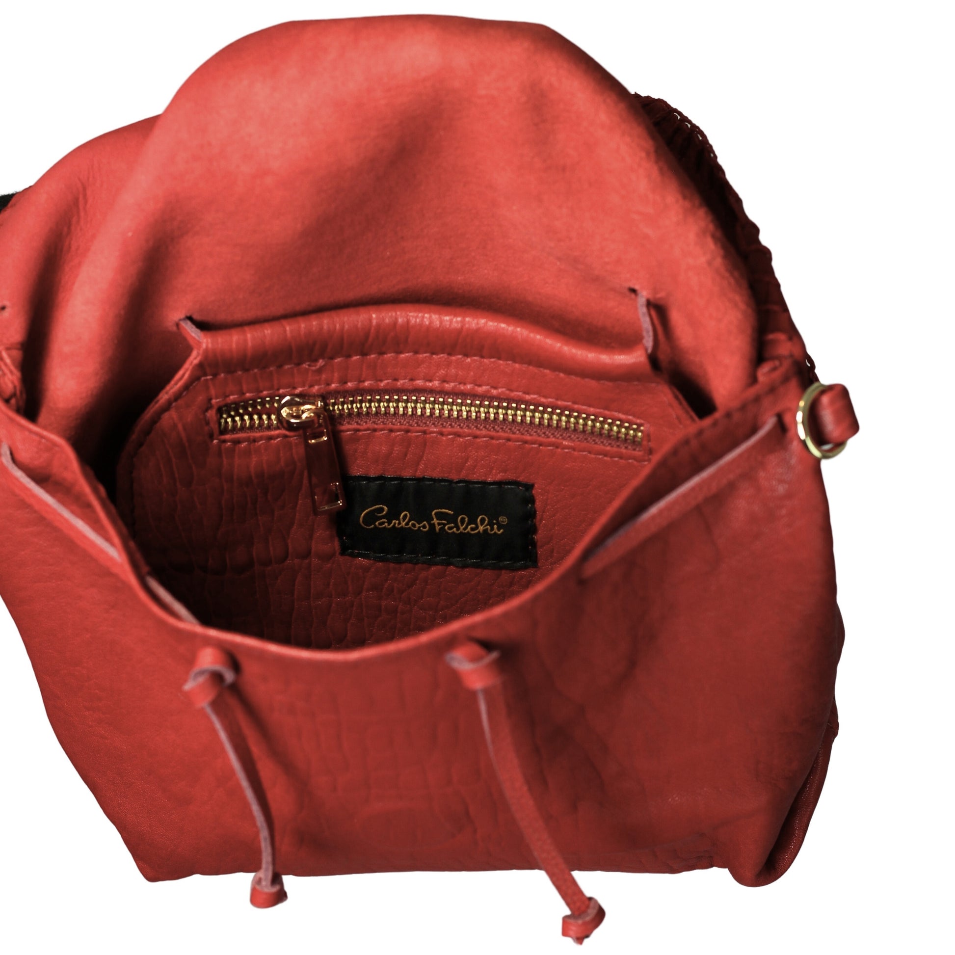 Close-up of the Butterfly Bag Lambskin's textured surface revealing fine grain detail and subtle sheen from an overhead