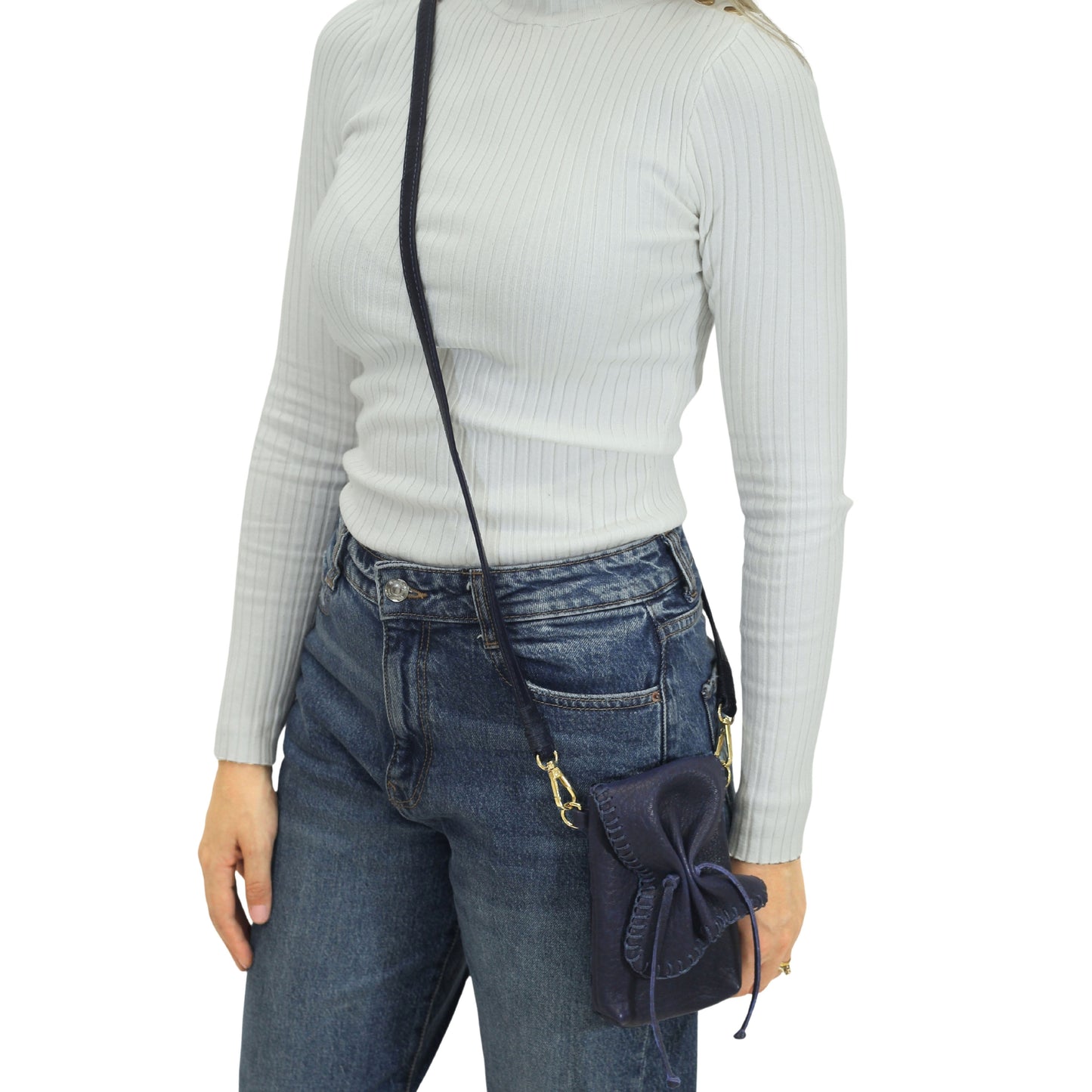 Cell Phone Butterfly Bag Lambskin