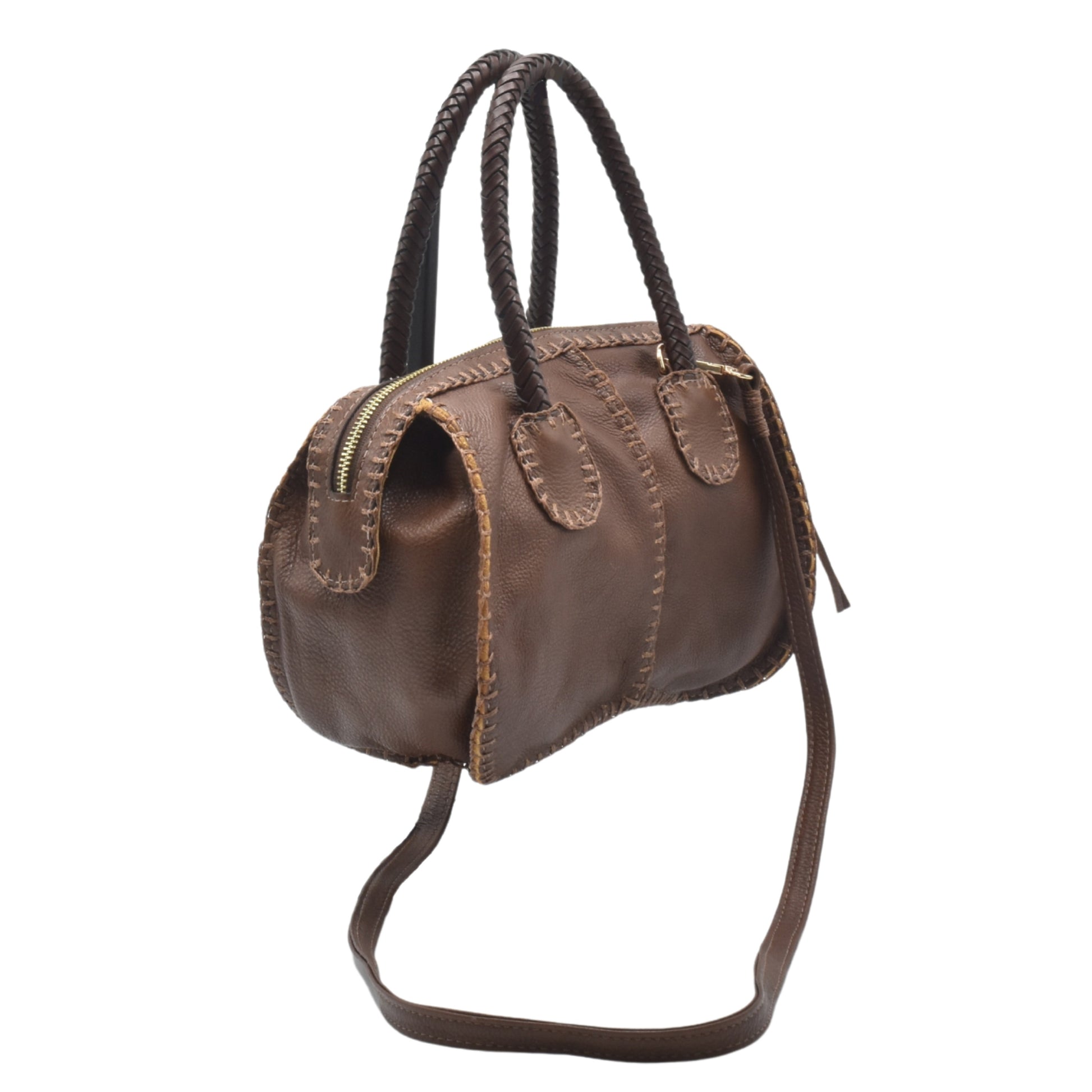 Close-up of textured oak wood surface on the Mini Barrel, highlighting its natural grain and small brass hardware accents.