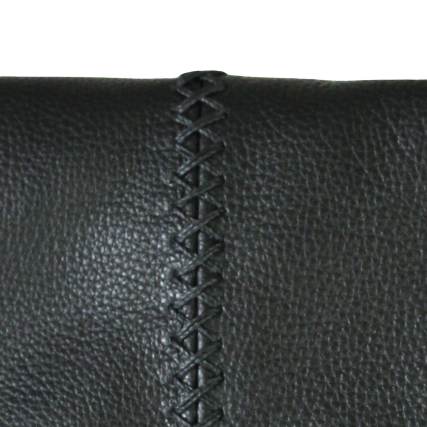 Close-up of the Large Fringe Crossbody Messenger’s textured metal clasp with layered fringe detailing at a slight angle