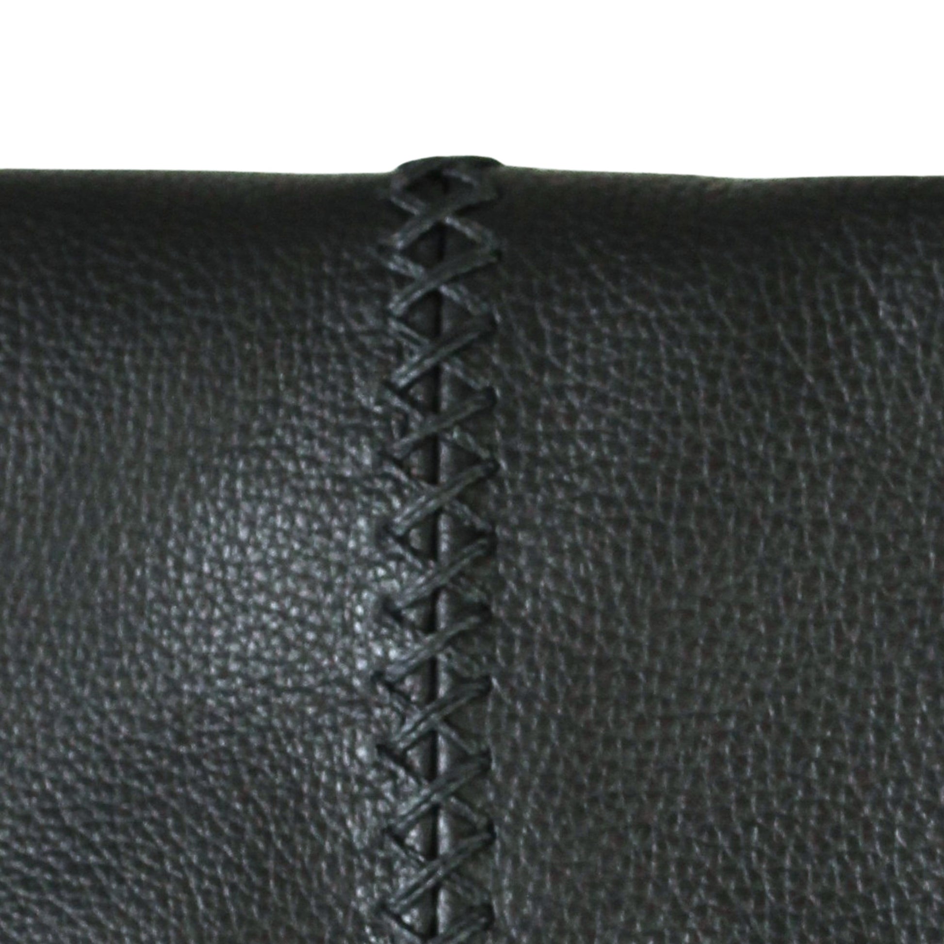 Close-up of the Large Fringe Crossbody Messenger’s textured metal clasp with layered fringe detailing at a slight angle