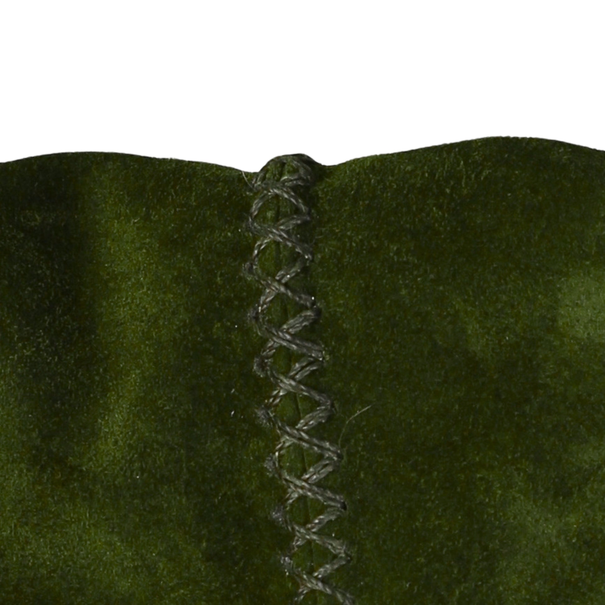 Close-up of the large fringe leather crossbody strap showcasing detailed hand-stitched edges and textured fringe accents