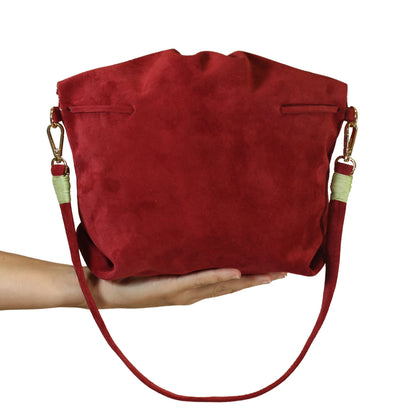 Butterfly Suede Leather Bag