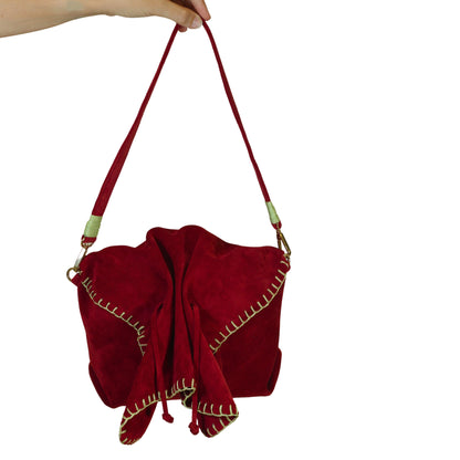 Butterfly Suede Leather Bag