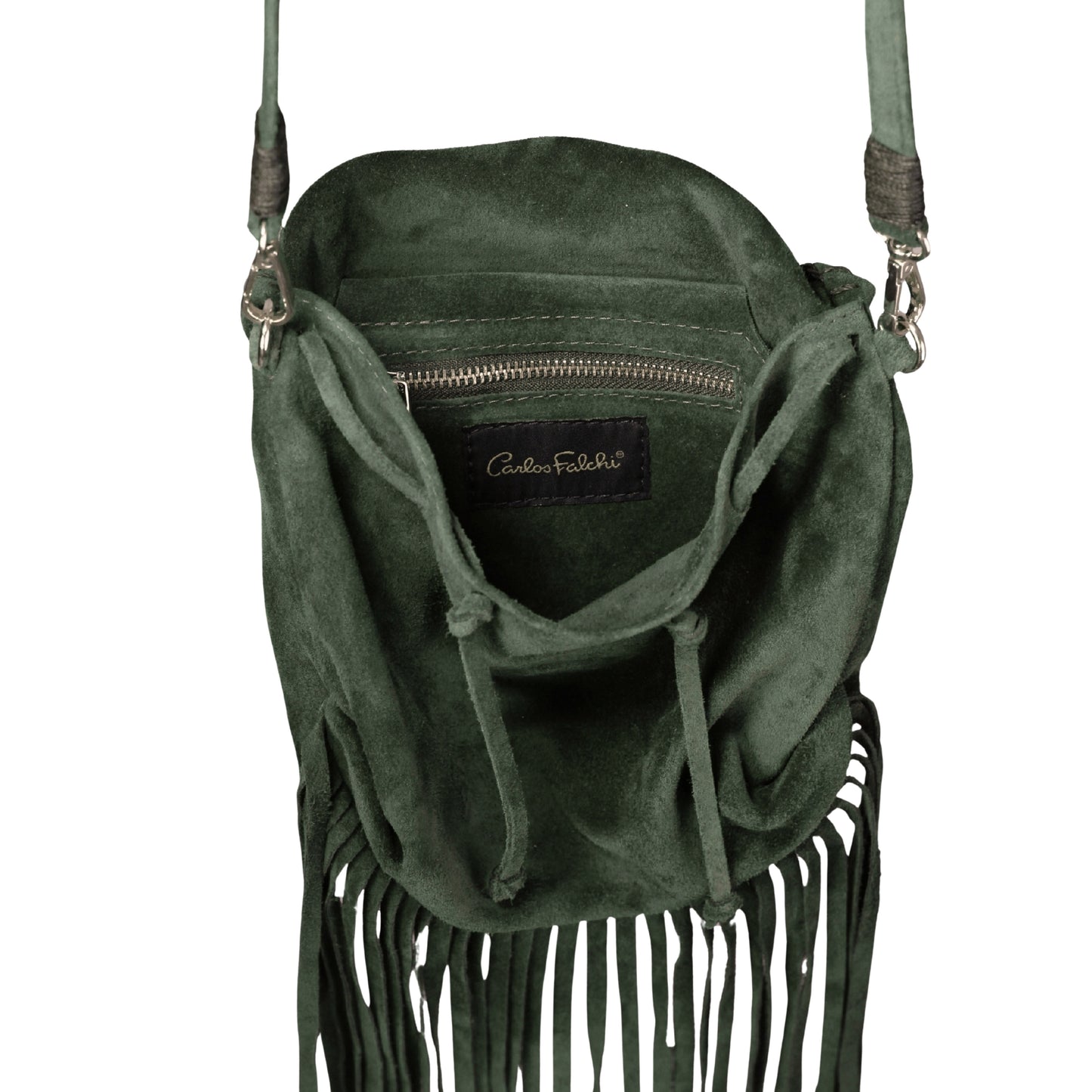 Fringe Butterfly Suede Bag