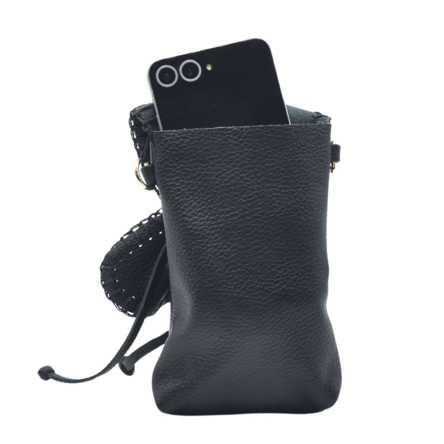 Cell Phone Butterfly Leather Bag