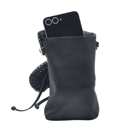 Cell Phone Butterfly Leather Bag