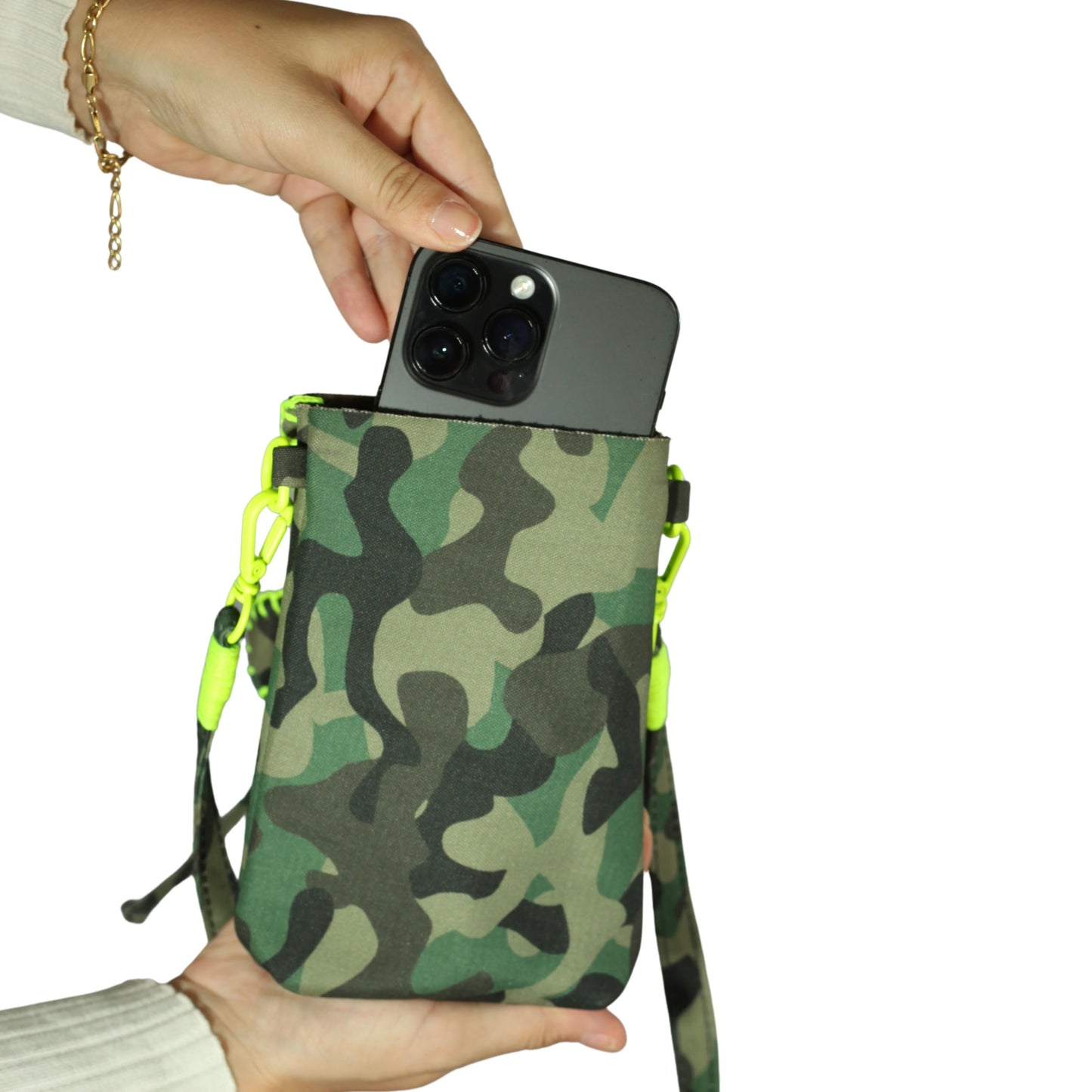 Cell Phone Butterfly Leather Bag