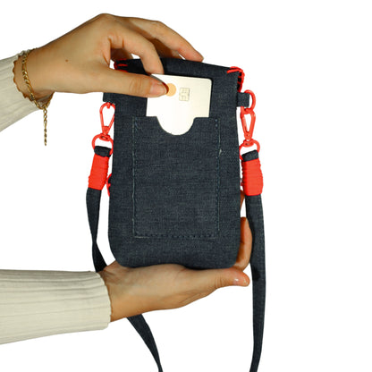 Cell Phone Butterfly Leather Bag