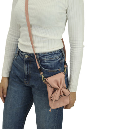 Cell Phone Butterfly Leather Bag