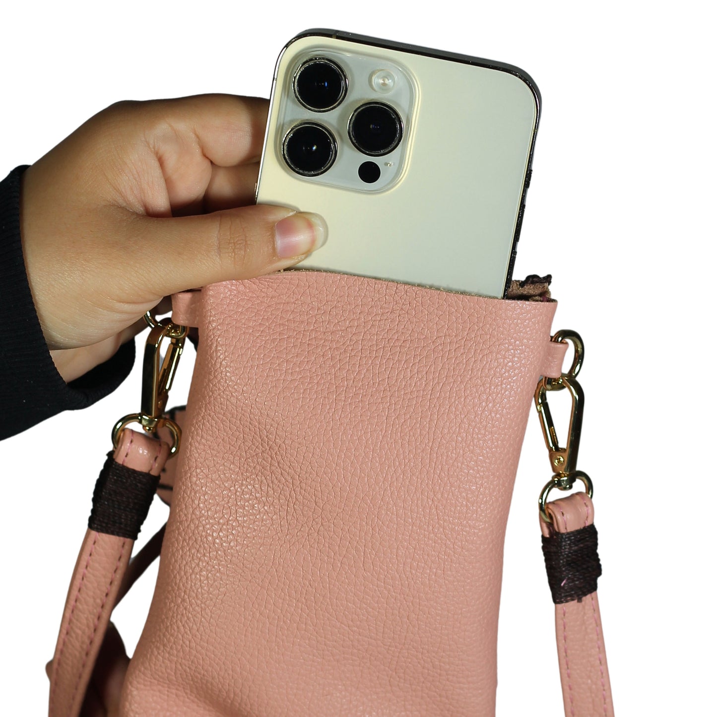 Cell Phone Butterfly Leather Bag