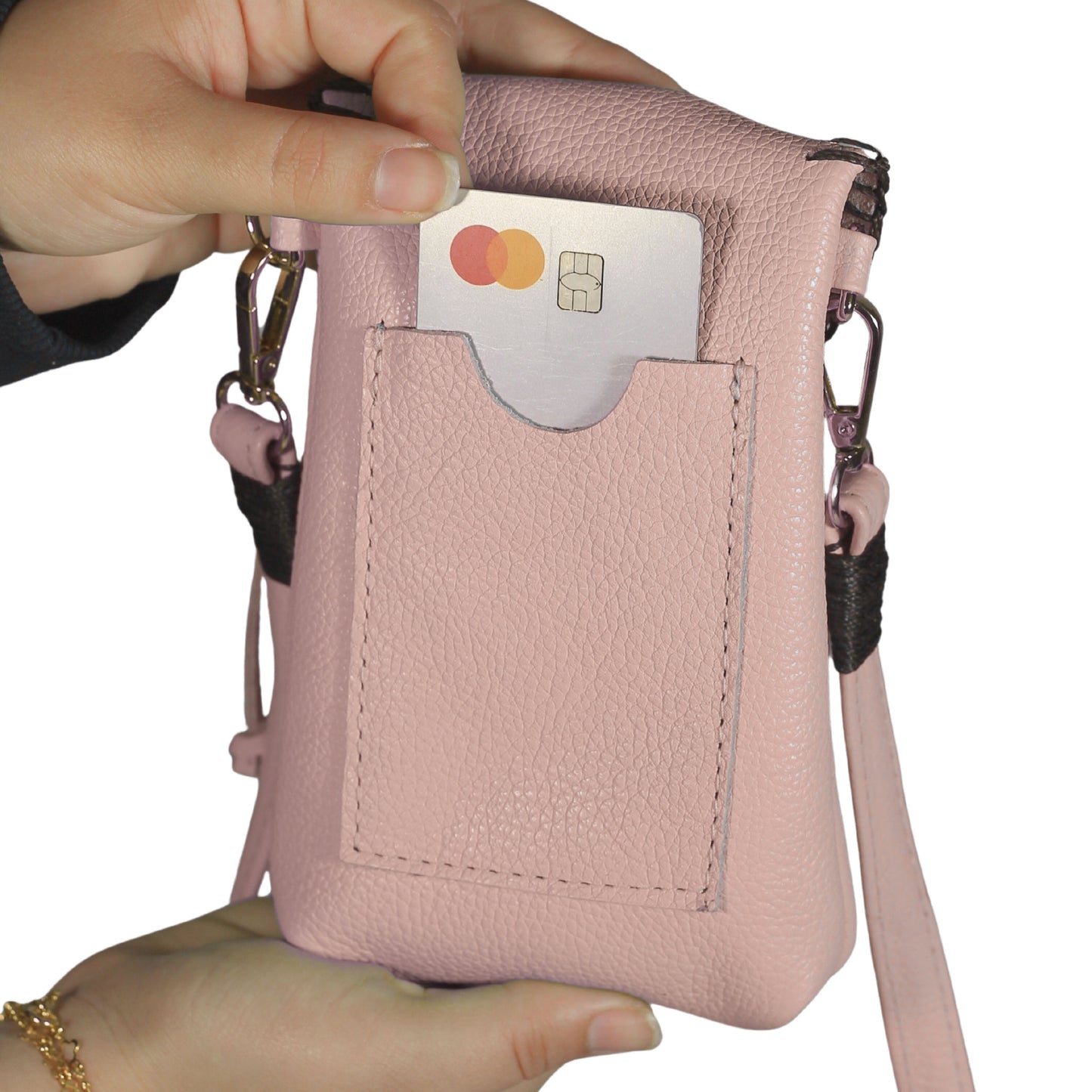 Cell Phone Butterfly Leather Bag