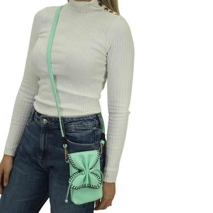 Cell Phone Butterfly Leather Bag