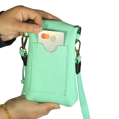 Cell Phone Butterfly Leather Bag