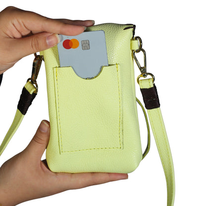 Cell Phone Butterfly Leather Bag