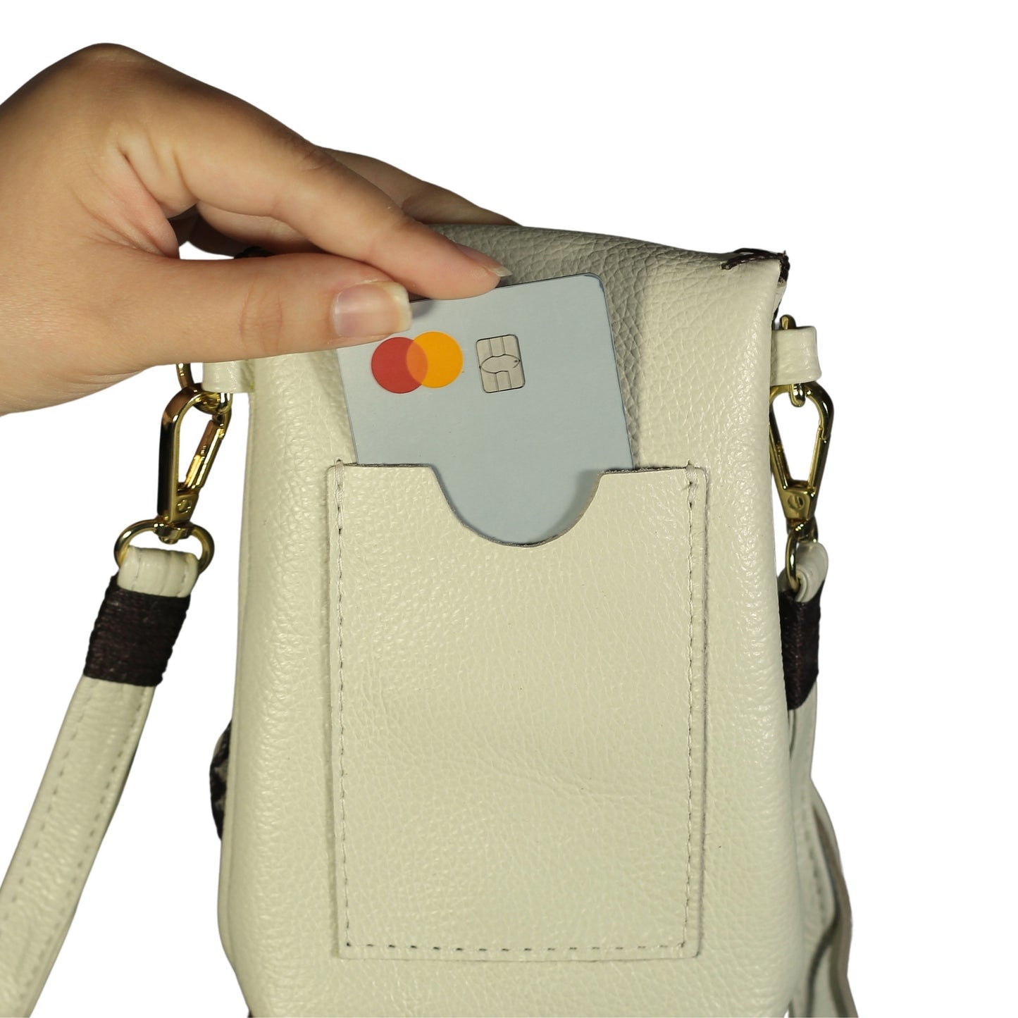 Cell Phone Butterfly Leather Bag