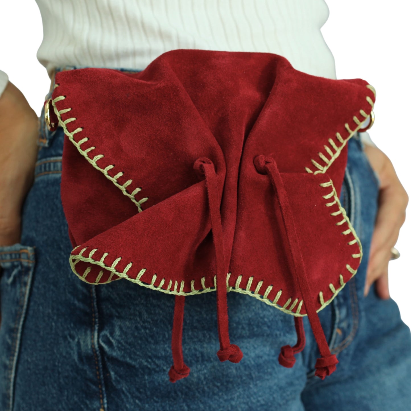 Mini Butterfly Suede Leather Bag