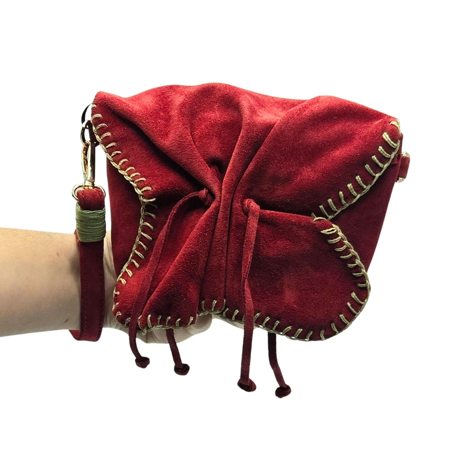 Mini Butterfly Suede Leather Bag