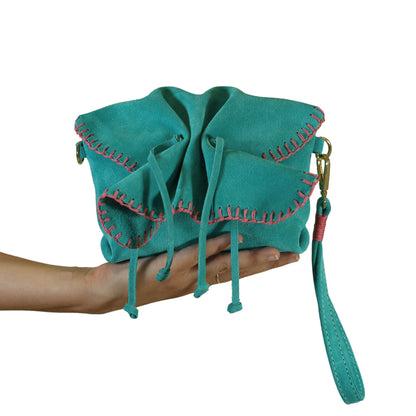 Mini Butterfly Suede Leather Bag