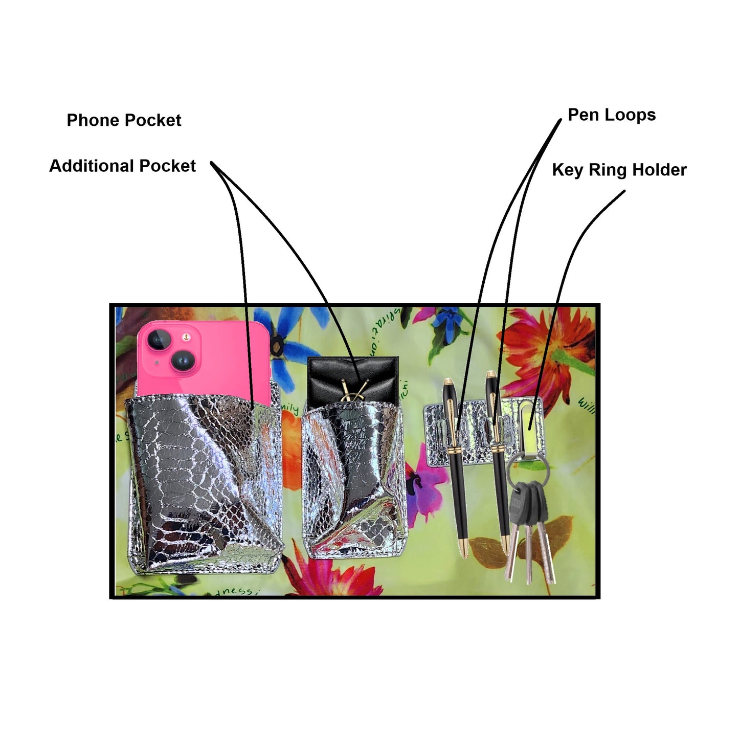 Microfiber Python Tote