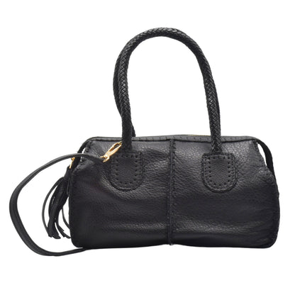 Mini Barrel Leather Bag