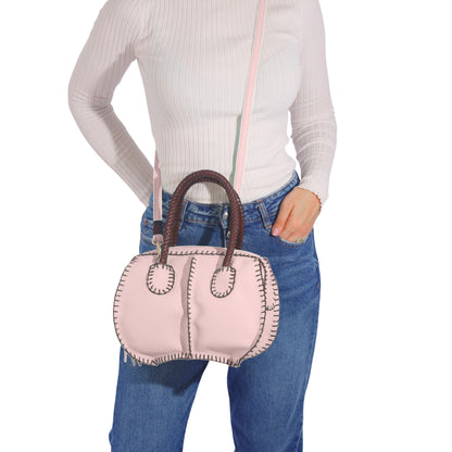 Mini Barrel Leather Bag