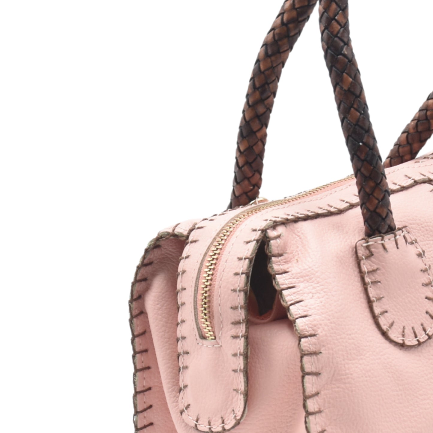 Mini Barrel Leather Bag
