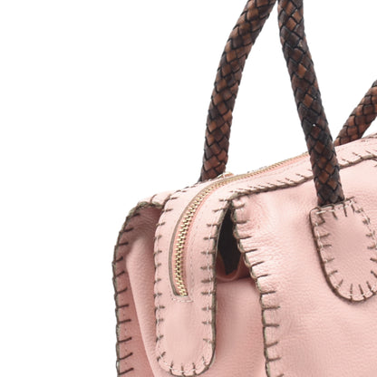Mini Barrel Leather Bag