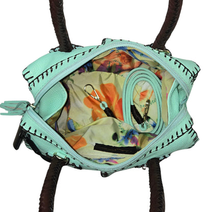 Mini Barrel Leather Bag