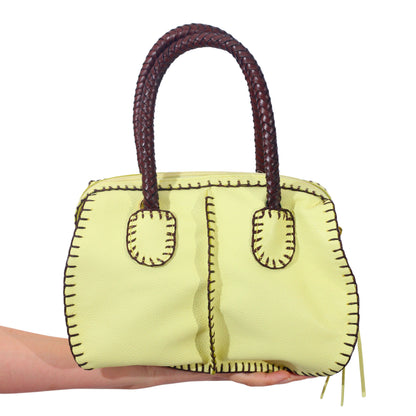 Mini Barrel Leather Bag