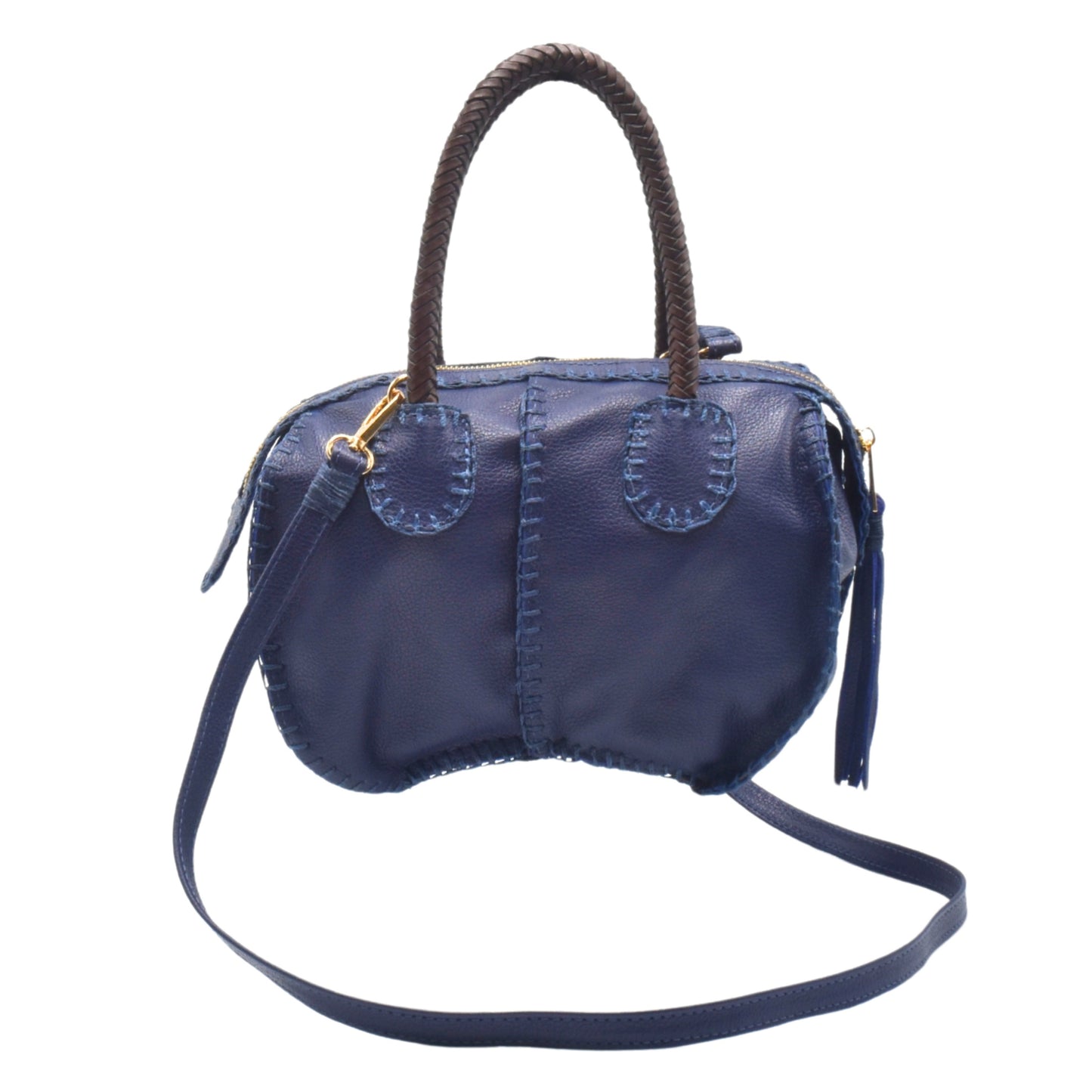 Mini Barrel Leather Bag