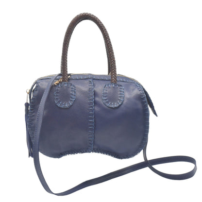 Mini Barrel Leather Bag