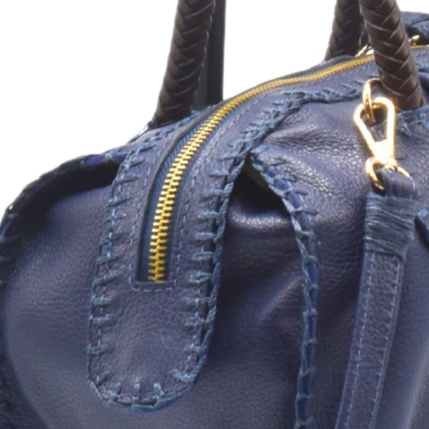 Mini Barrel Leather Bag