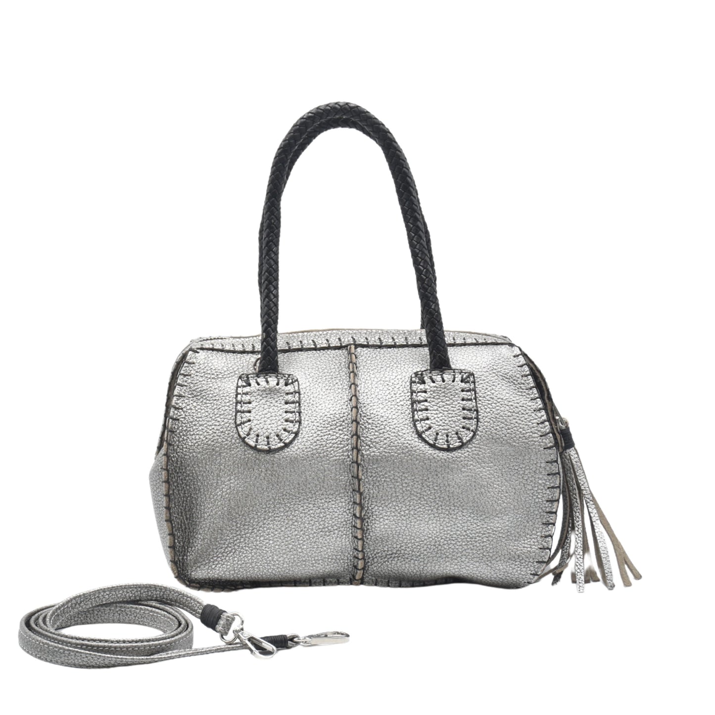 Mini Barrel Leather Bag