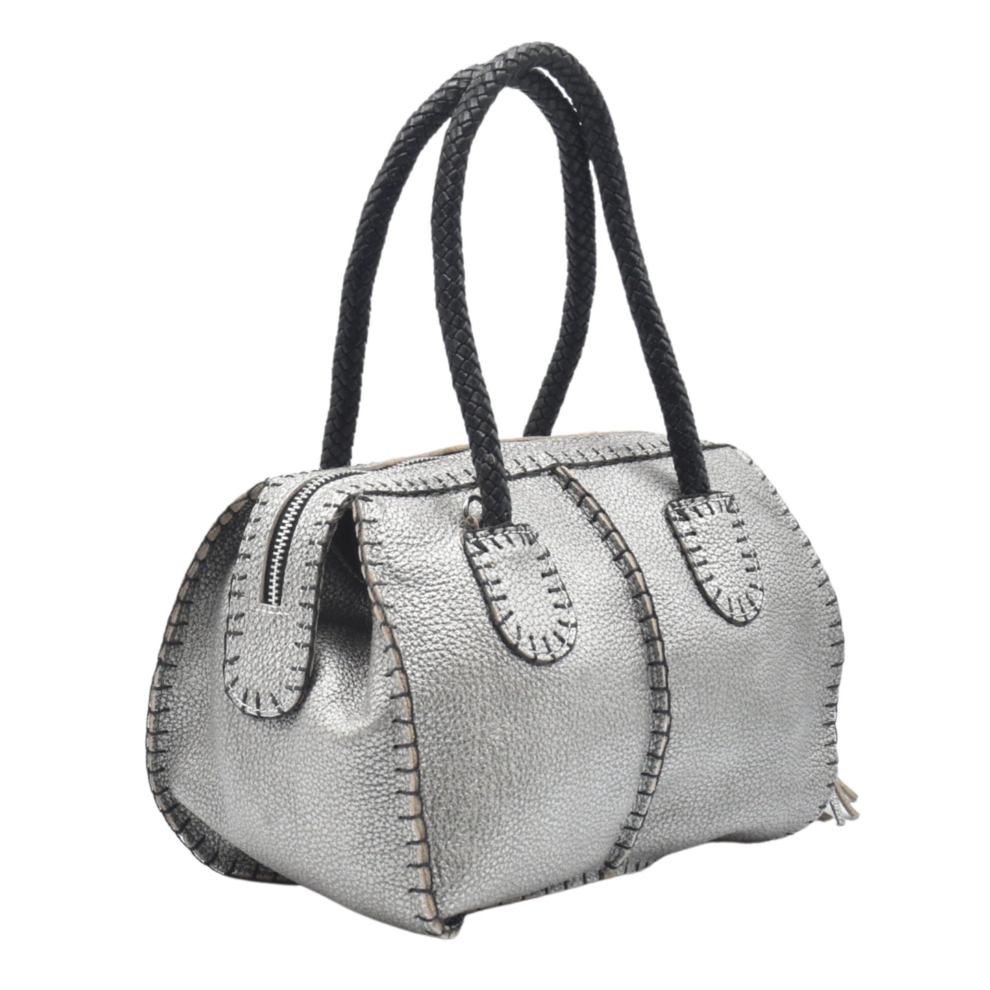 Mini Barrel Leather Bag