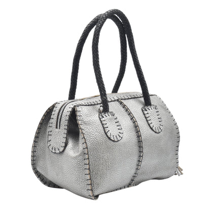 Mini Barrel Leather Bag