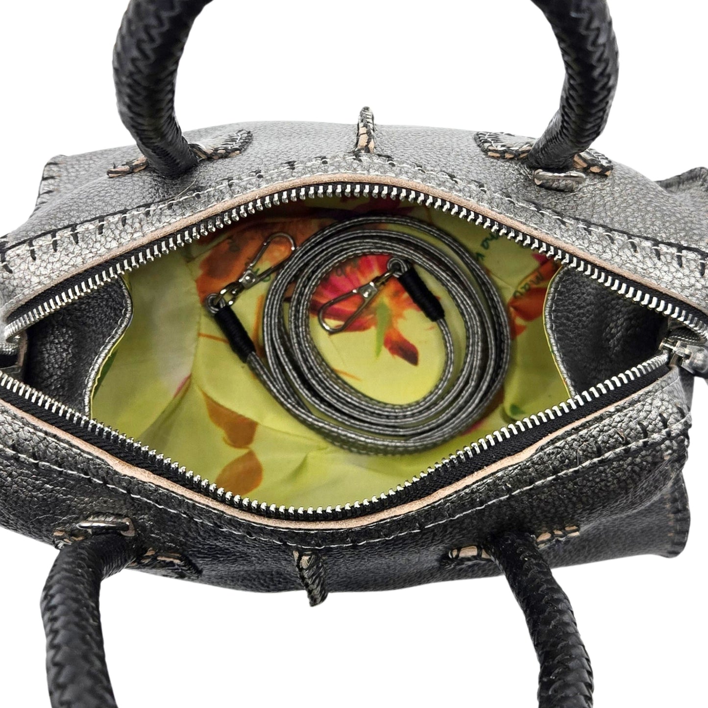 Mini Barrel Leather Bag