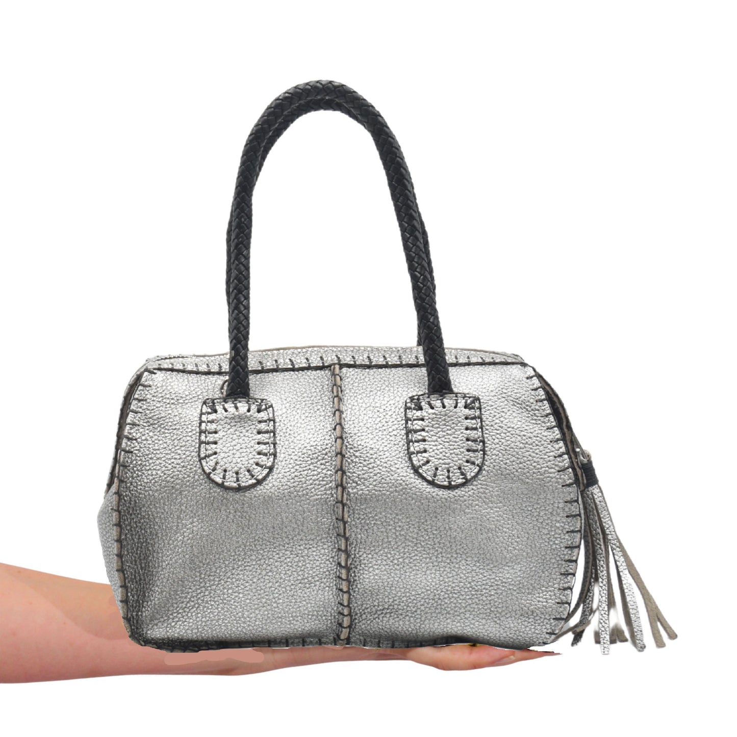 Mini Barrel Leather Bag
