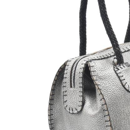 Mini Barrel Leather Bag