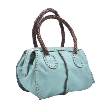 Mini Barrel Leather Bag
