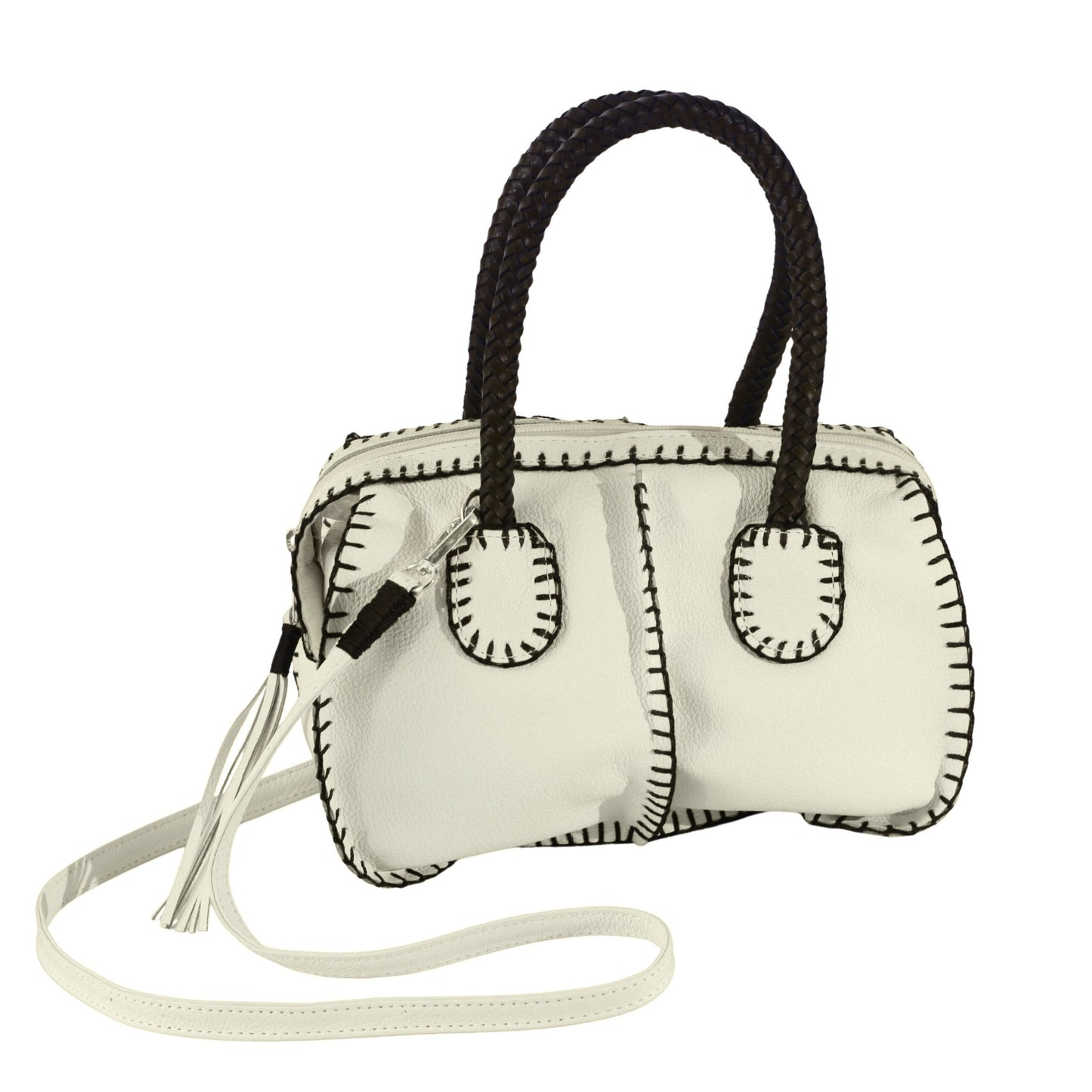 Mini Barrel Leather Bag