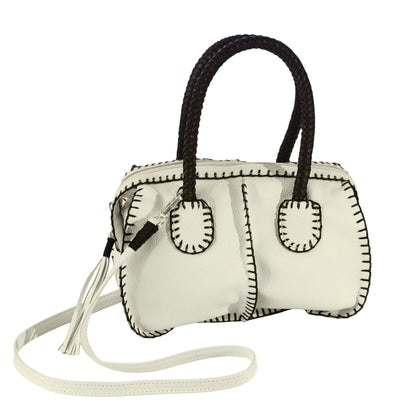 Mini Barrel Leather Bag