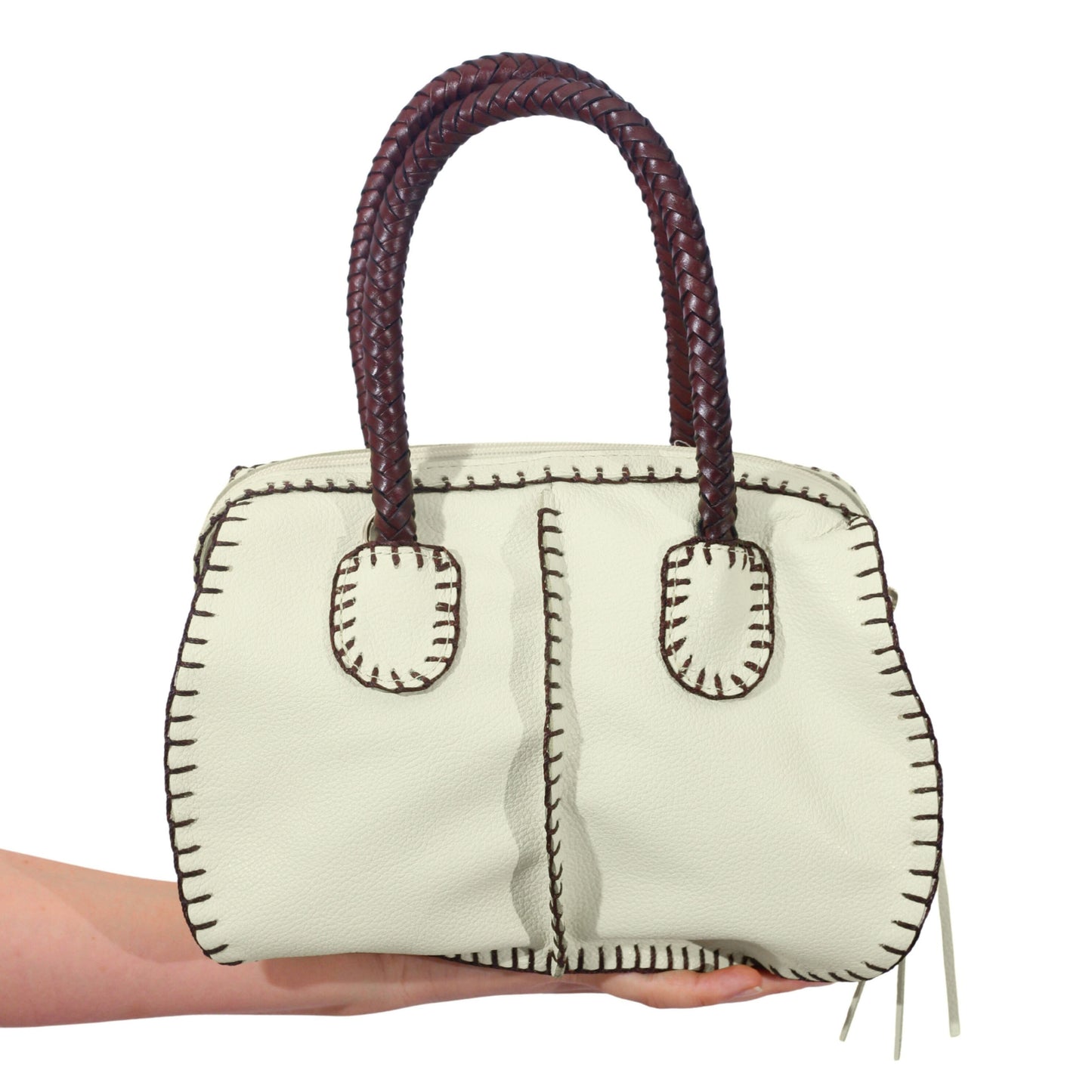 Mini Barrel Leather Bag